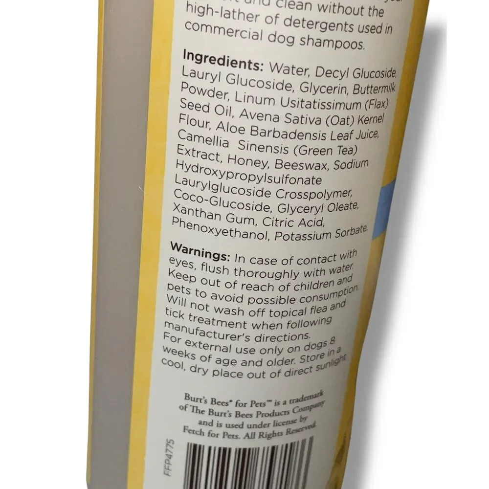 Burts Bees Puppies Natural Tearless 2 in 1 Shampoo Conditioner 16oz Lot of 2 Pet